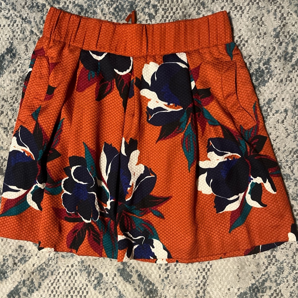 Maeve - Anthropologie burnt orange skirt